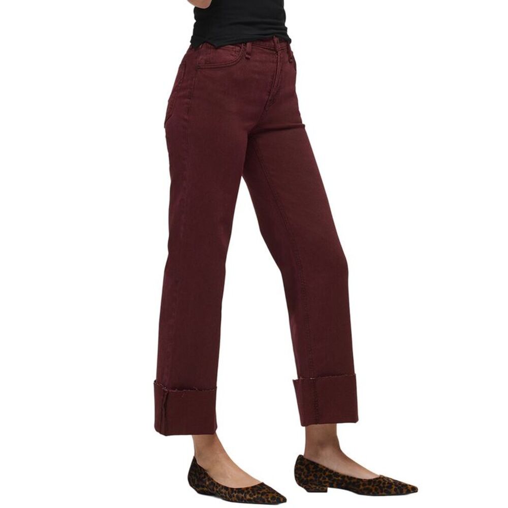 Hudson Jeans Womens Rosie Port Royal Ankle Jean, Red - Picture 3 of 4